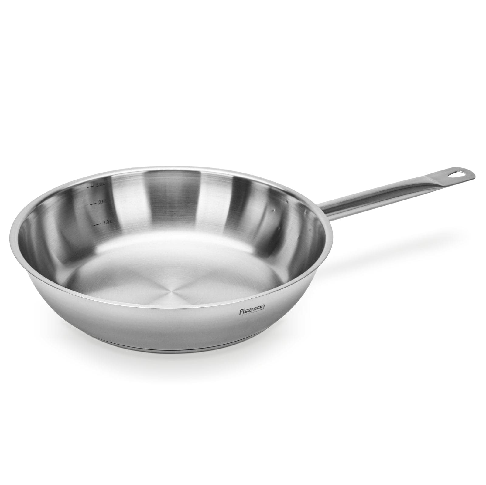 Fissman Stainless Steel Frying Pan Silver 28x6.5cm