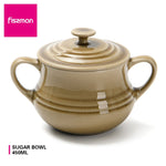 Fissman Ceramic Sugar Bowl Brown 450ml
