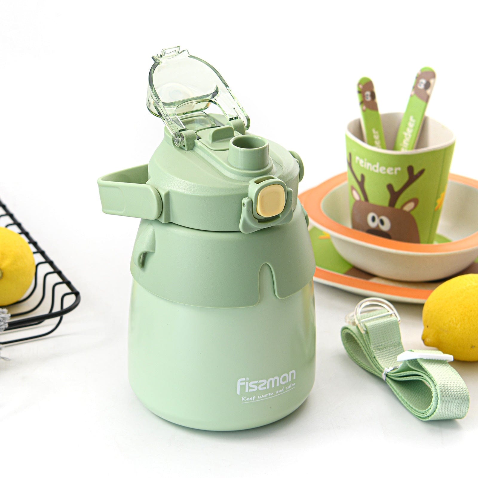 Fissman Vacuum Flask Green