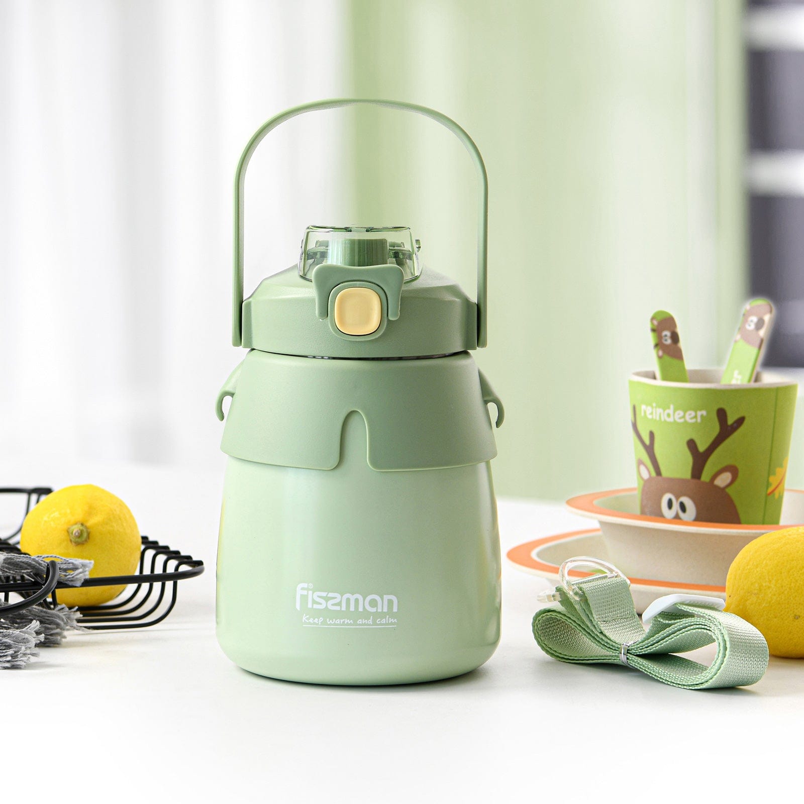 Fissman Vacuum Flask Green