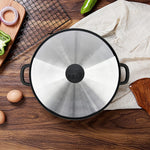 Fissman Stockpot Greta Aluminum Black 28cm