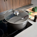 Fissman Stockpot Greta Aluminum Black 28cm