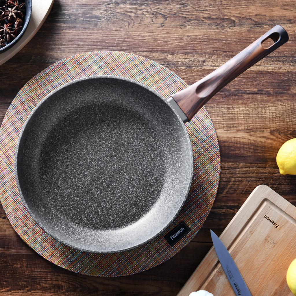 Fissman Frying Pan Capella Black/Brown 26cm