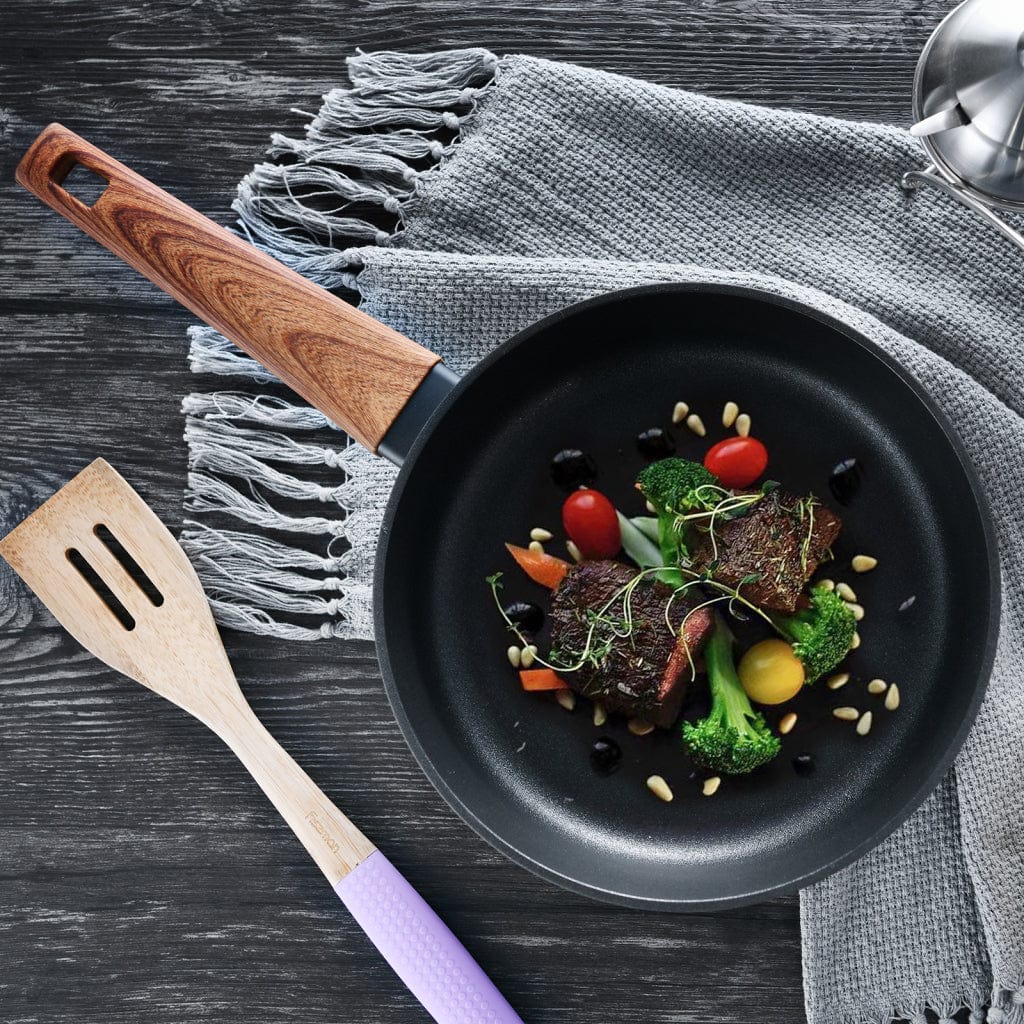 Fissman Frying Pan 28cm Vega Series Aluminum Greblon C3 + Peek Coating