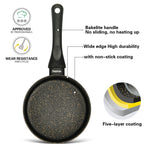 Fissman Saucepan Marble Black 16cm