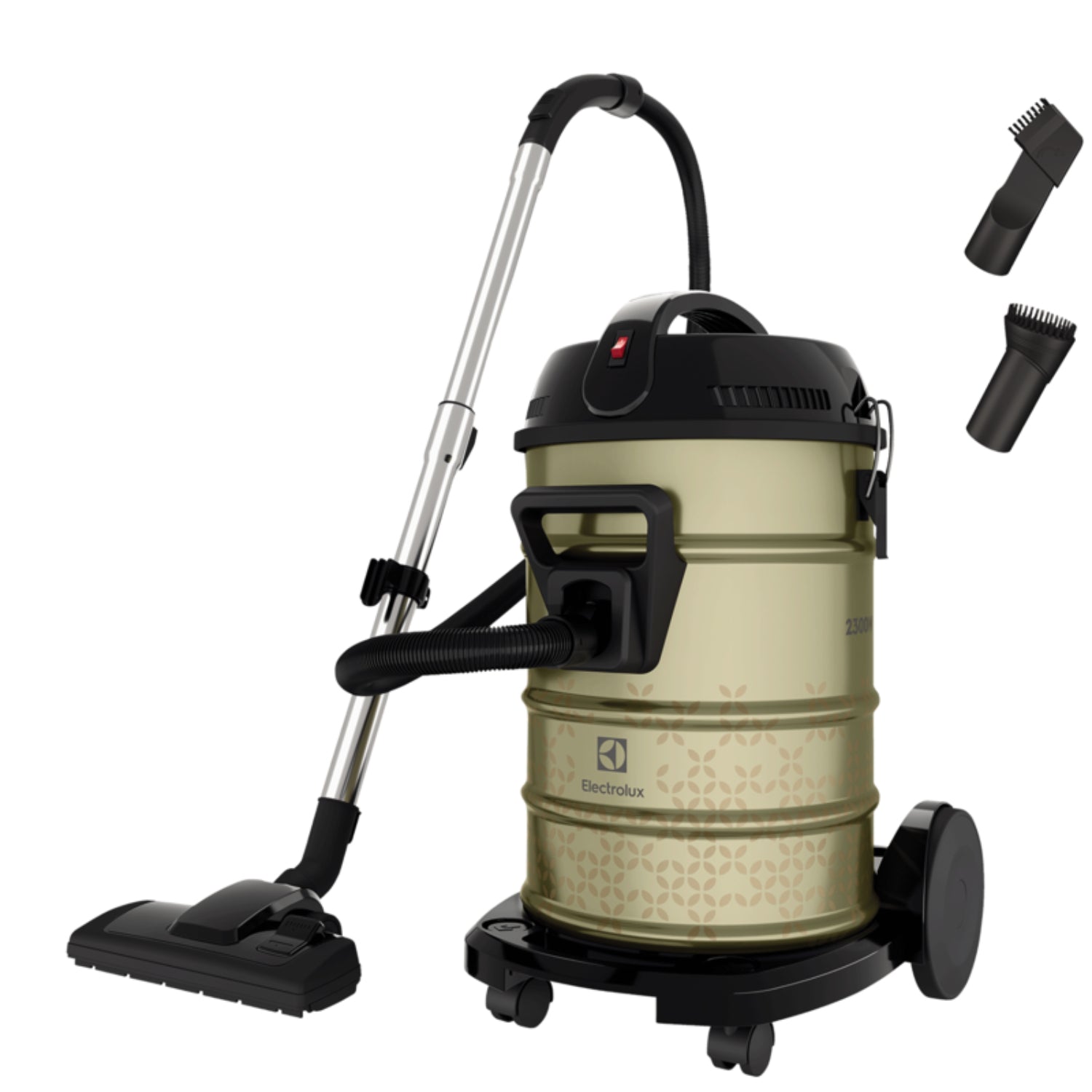 Electrolux Vacuum Cleaner, 2300W, Dry Drum with 23L Dust Bin Capacity, Soft Sand Metallic