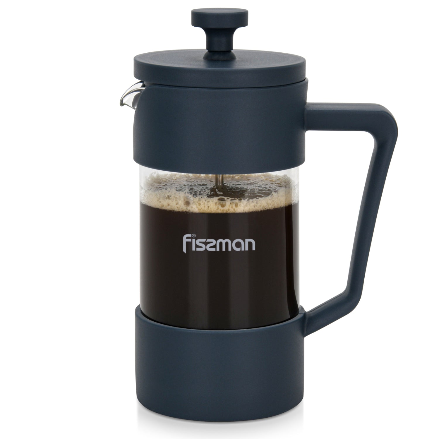 Fissman French Press Coffee Maker Flat White 350ml - Borosilicalate Glass