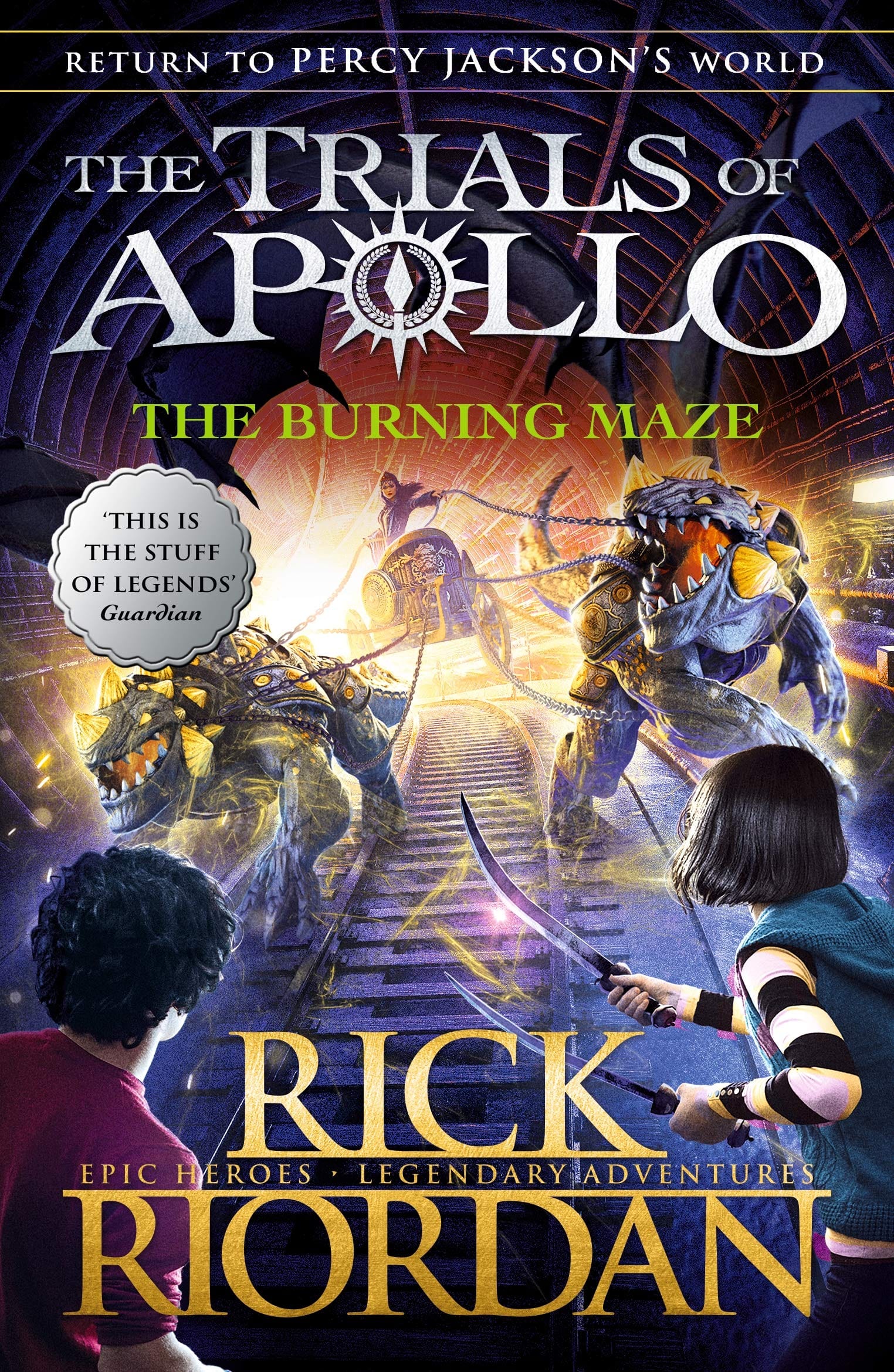 THE BURNING MAZE (THE TRIALS OF APOLLO BOOK 3)