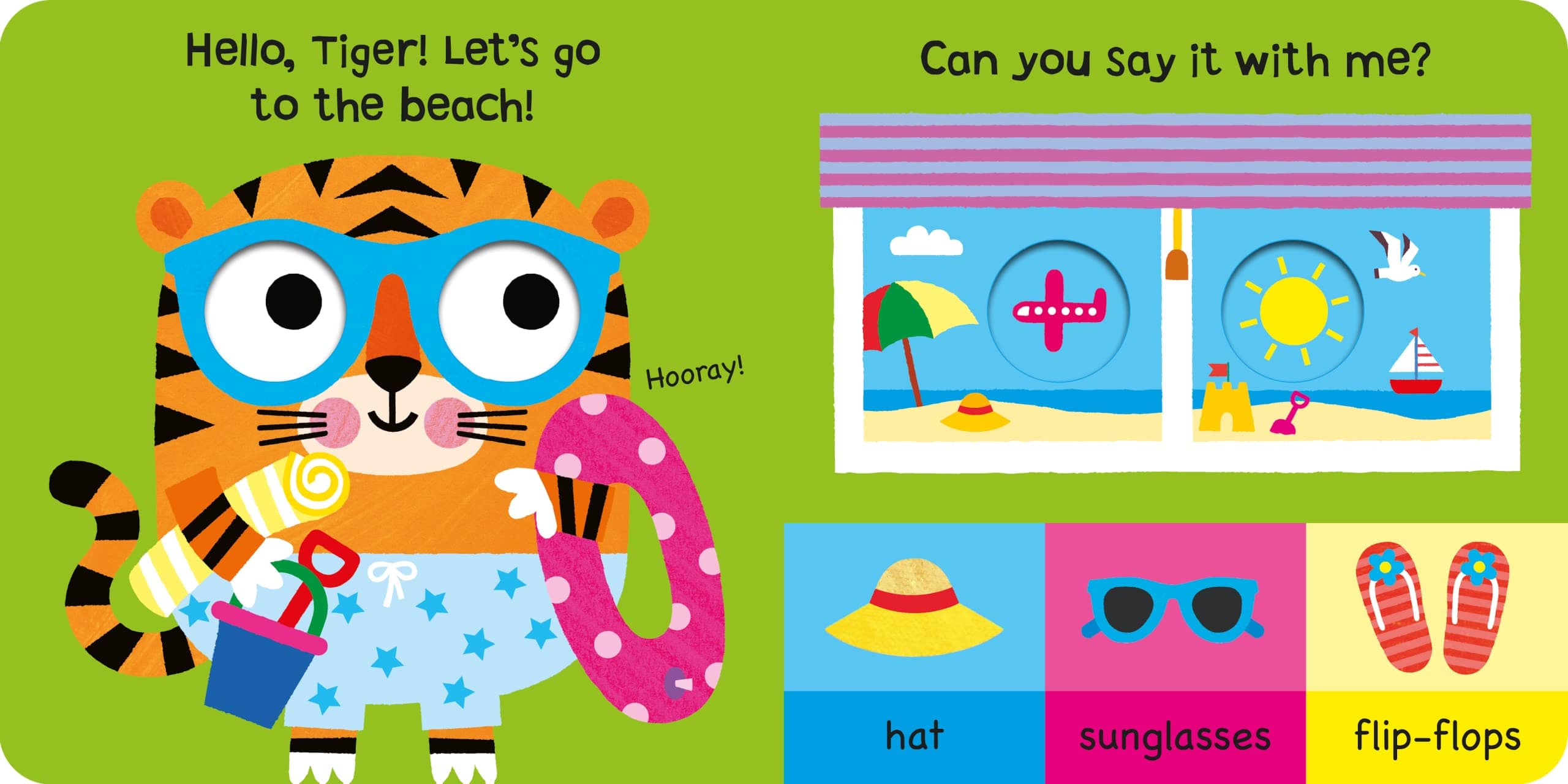 Tiger At The Beach : First Summer Words