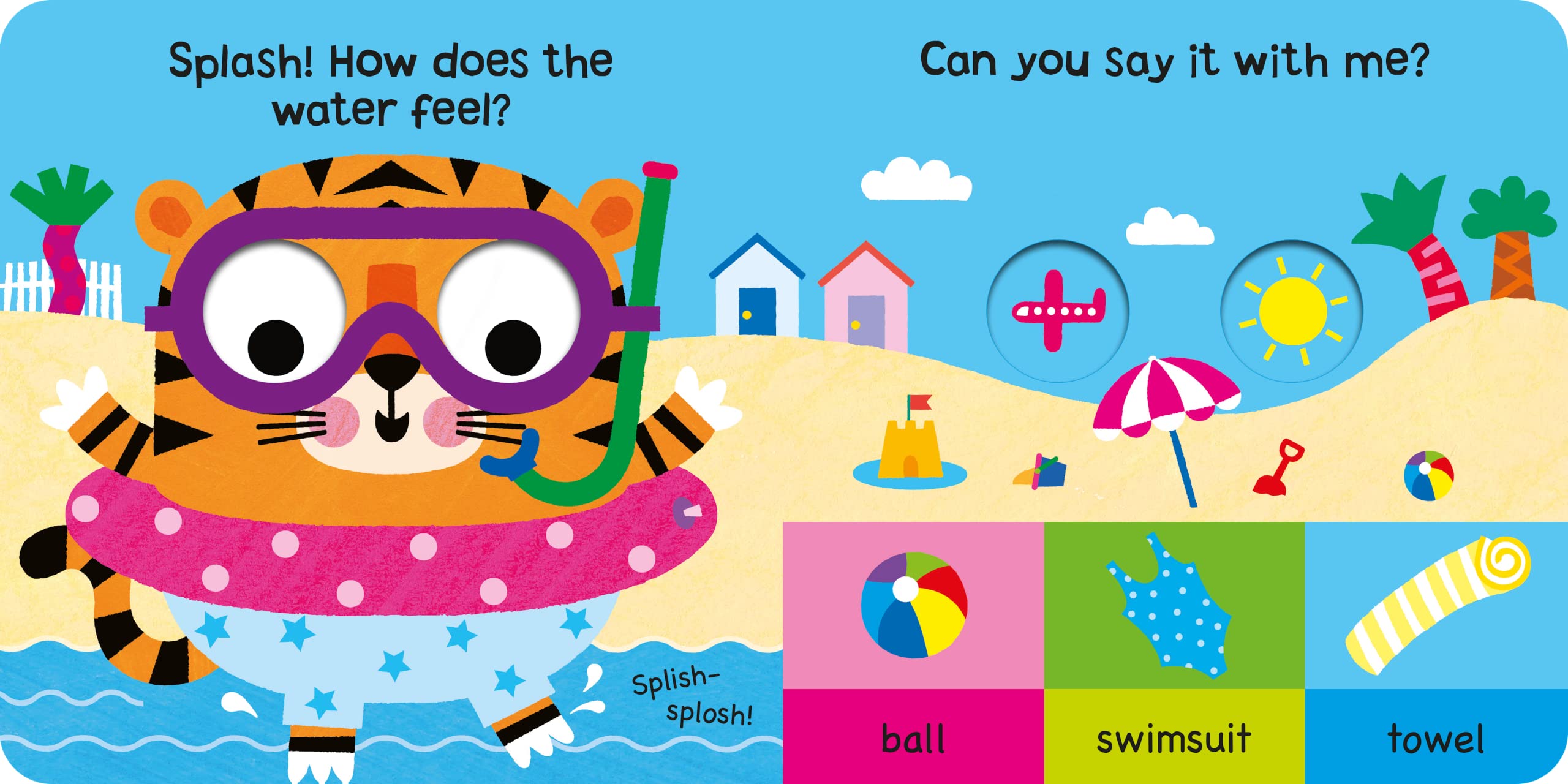 Tiger At The Beach : First Summer Words