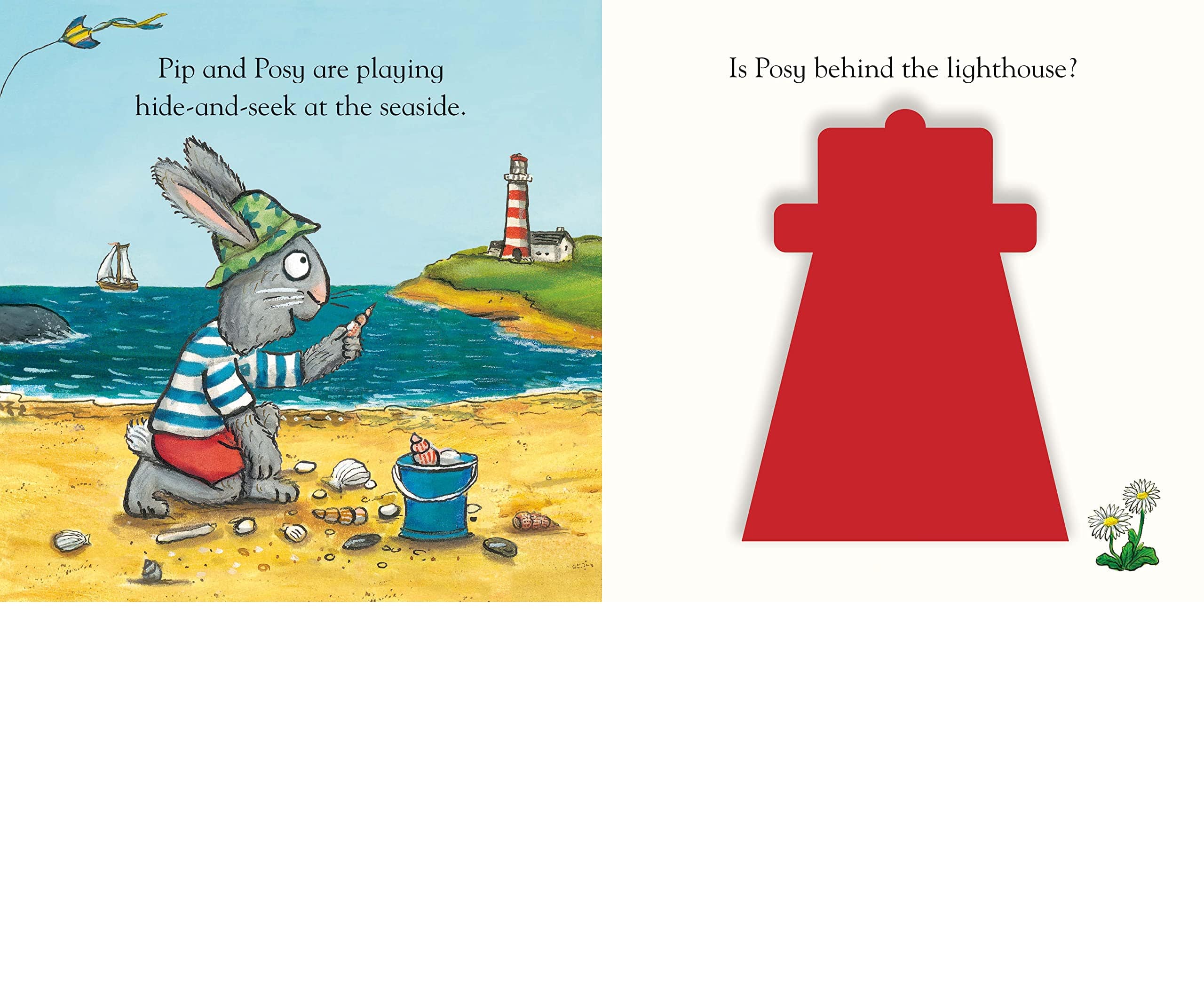 Pip and Posy, Where Are You? At the Seaside (A Felt Flaps Book)