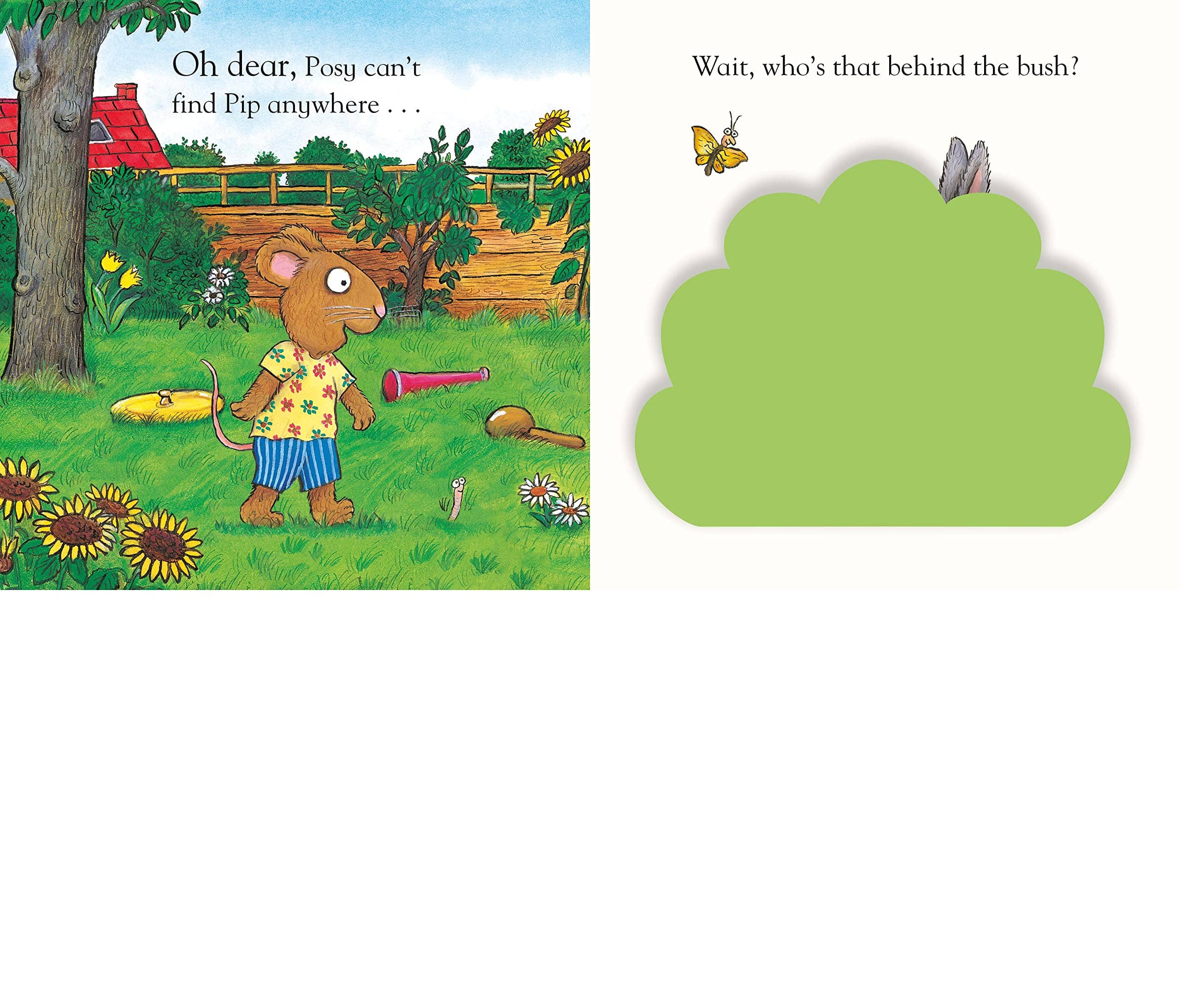 Pip and Posy, Where Are You? In the Garden (A Felt Flaps Book)