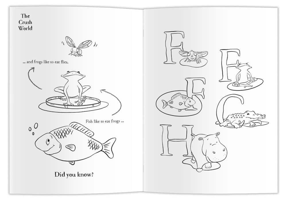 Frog Crush Colouring Book (The Crush Series)