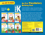 All Set To Read My First Vocabulary Building pack, PreK- Know Your Words and Letters Pack 1