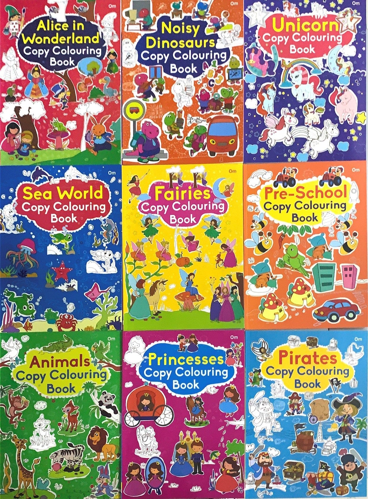 Copy Colouring Pack 2: Collection of 10 Books