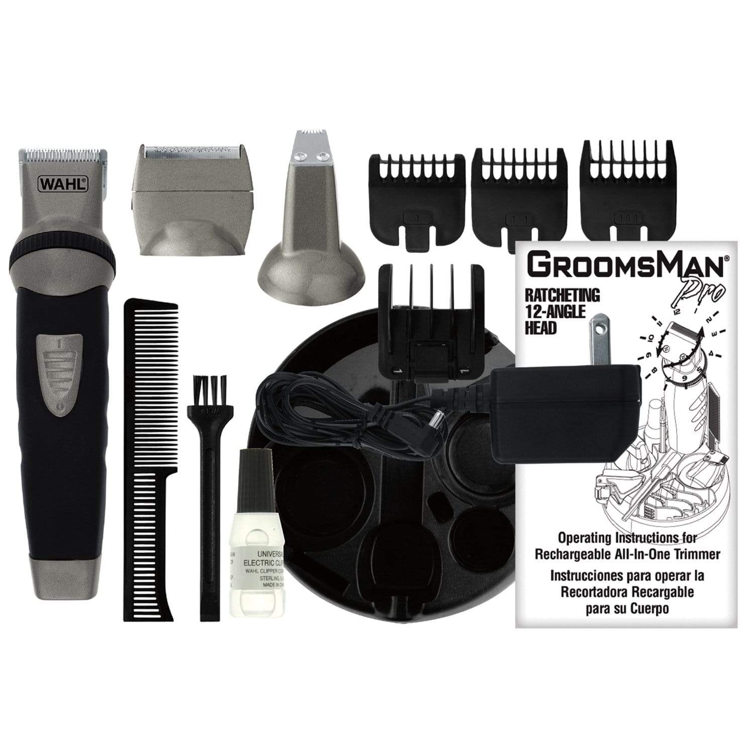 Wahl Groomsman Body - Rechargeable Cord/Cordless Beard Trimmer
