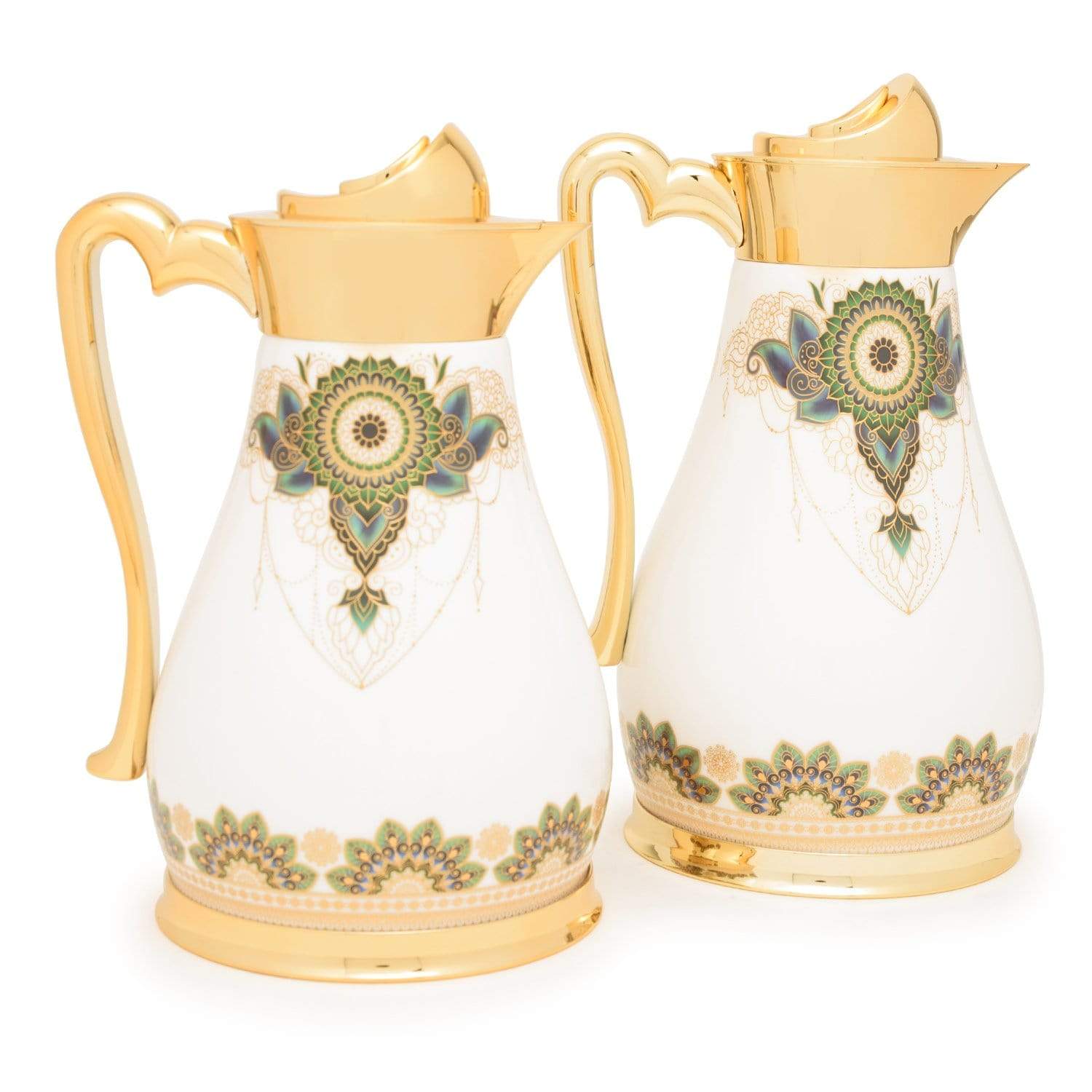 Am Rhianon Gold with Decorated Flask Tea Set - 22 Pieces - AM9415-S21/036 - Jashanmal Home