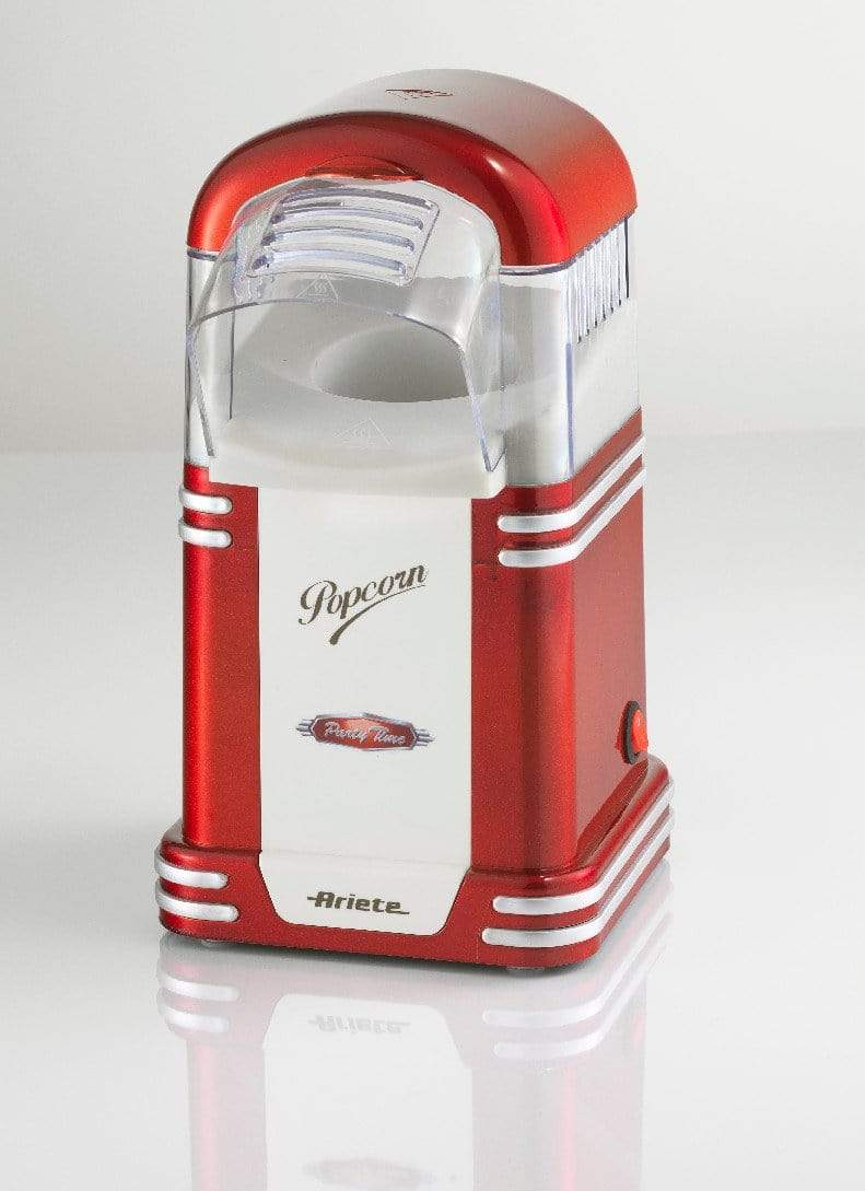 ARIETE PARTY TIME POP CORN MAKER, WHITE/ RED, 2954