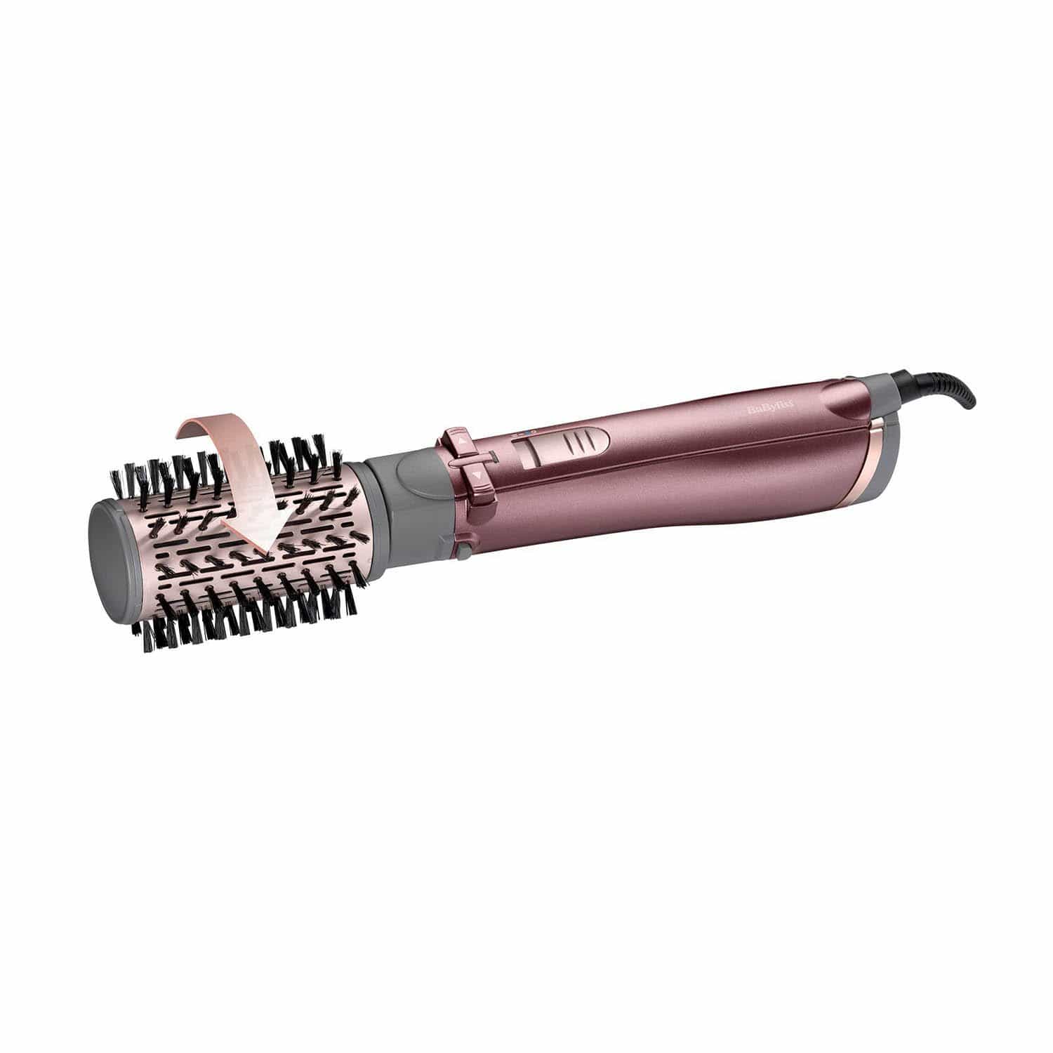 BaByliss Rotating Air Styler Brush with Interchangeable Attachments
