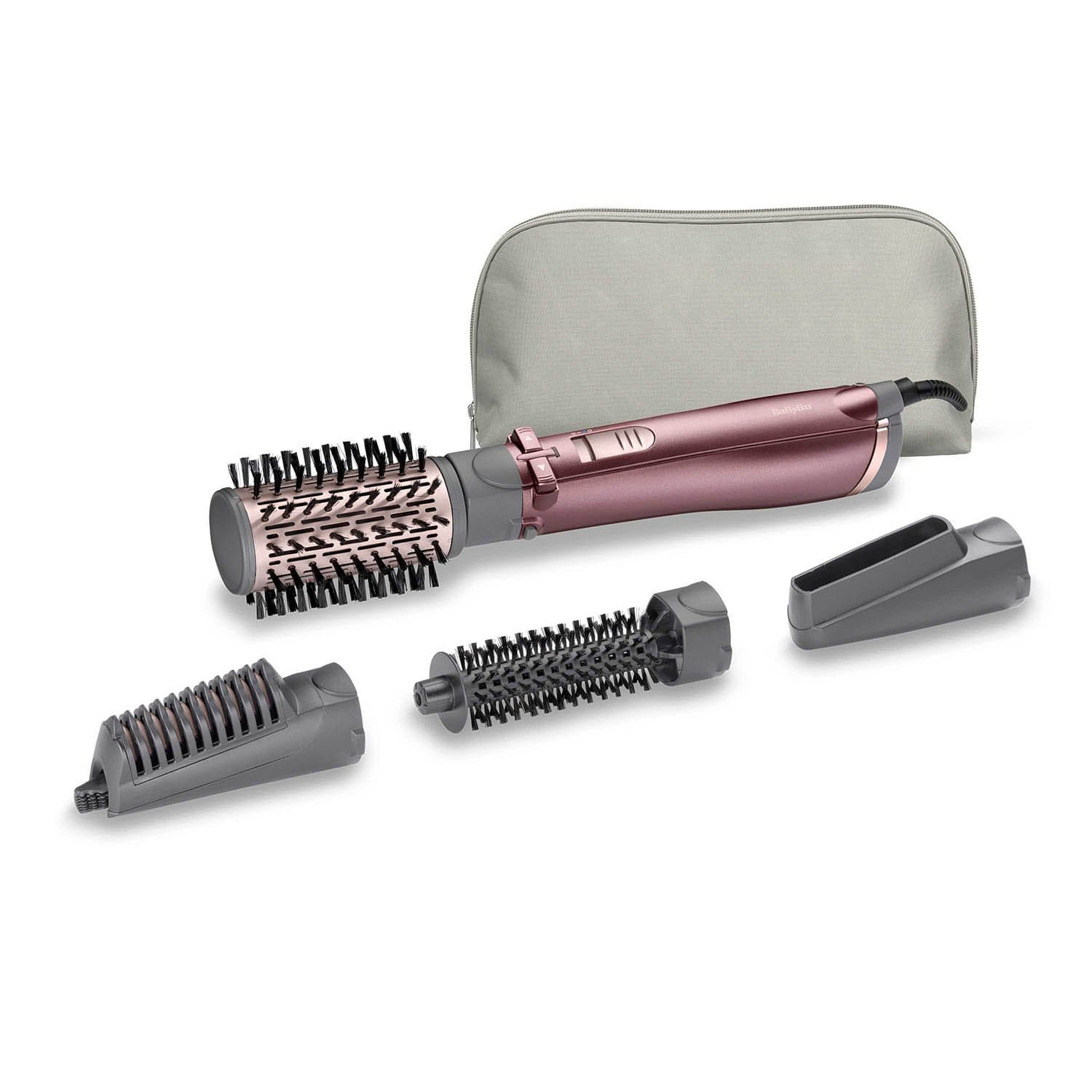 BaByliss Rotating Air Styler Brush with Interchangeable Attachments