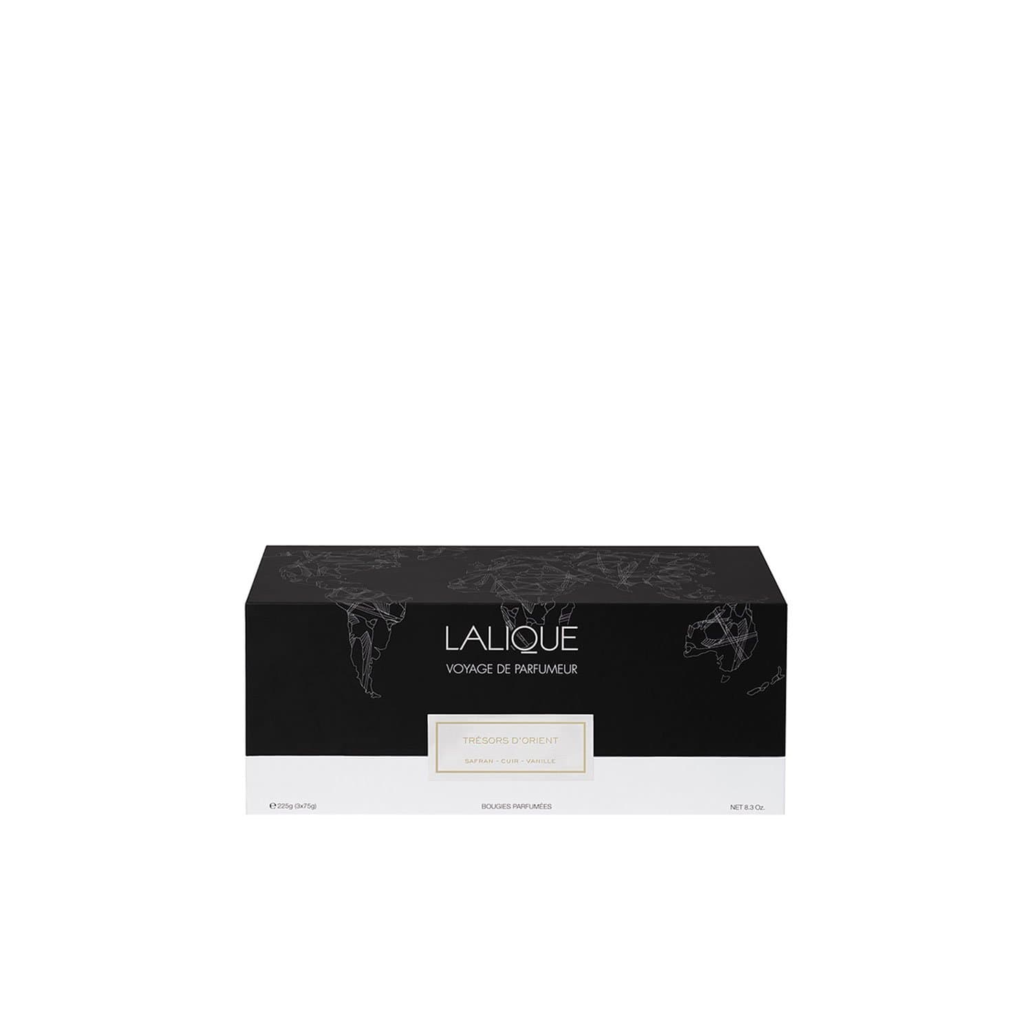 LALIQUE ORIENTAL TREASURES, 3PC SCENTED CANDLES GIFT SET 75G - B20162