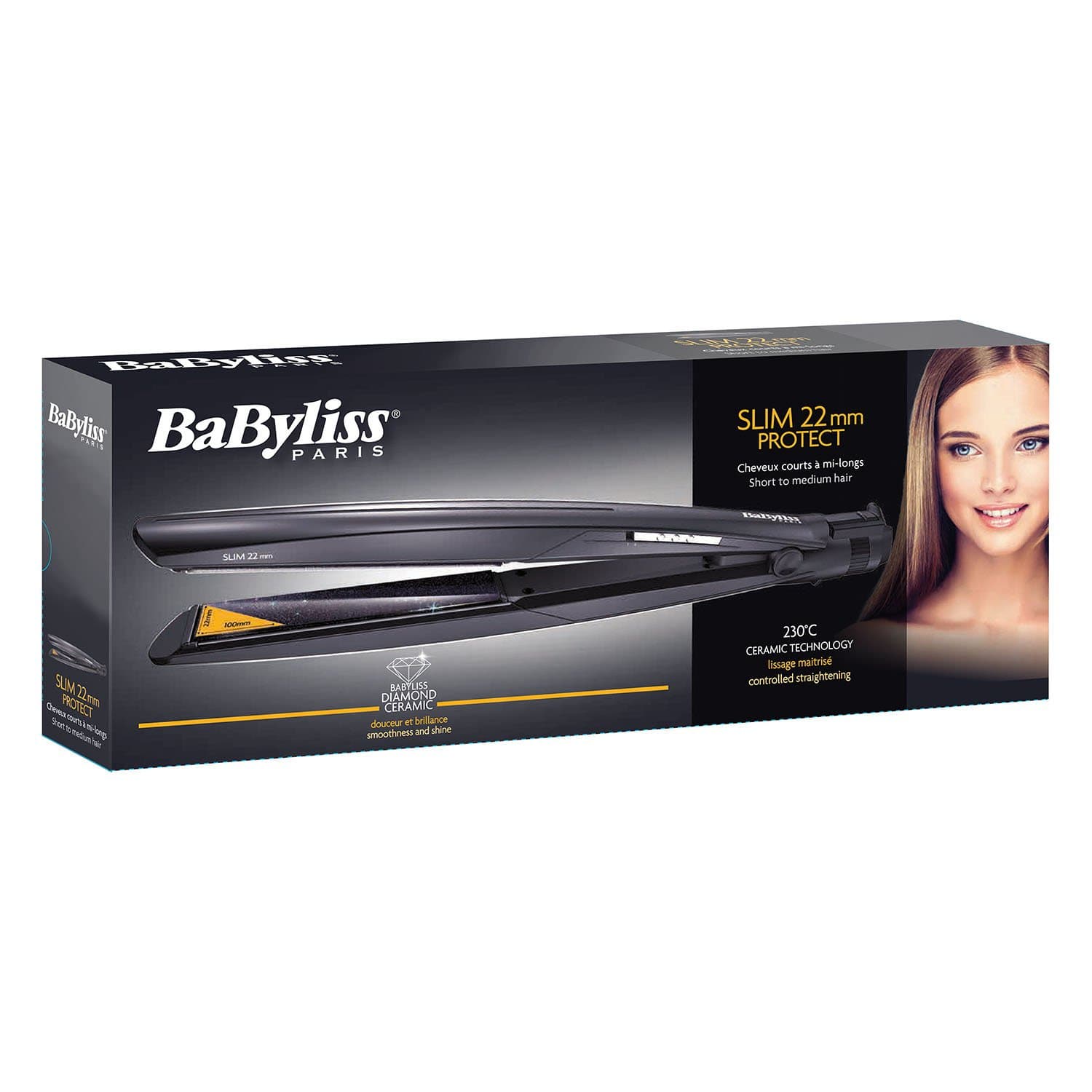 BaByliss مملس الشعر النحيف