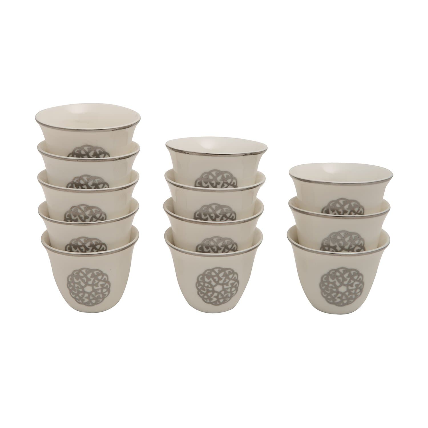 PLATINUMT LINE 12PC ARABIC CAWA CUPS - SY116 - SY116