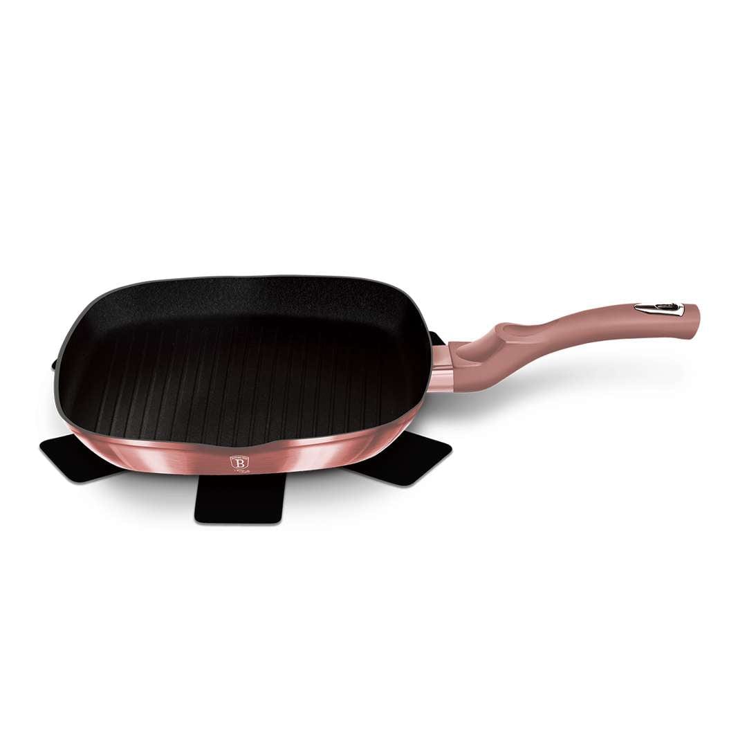 Berlinger Haus Grill Pan 28 cm with Protector I-Rose Collection