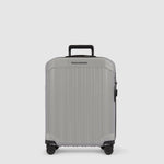 Piquadro PQ-LIGHT 55cm Ultra Slim Hardcase 4 Double Wheel Cabin Trolley Grey - BV4425PQLS2/GR2