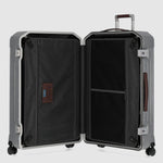 Piquadro Pqlm-Frame 75cm Large Check-In Luggage Black/Light Brown