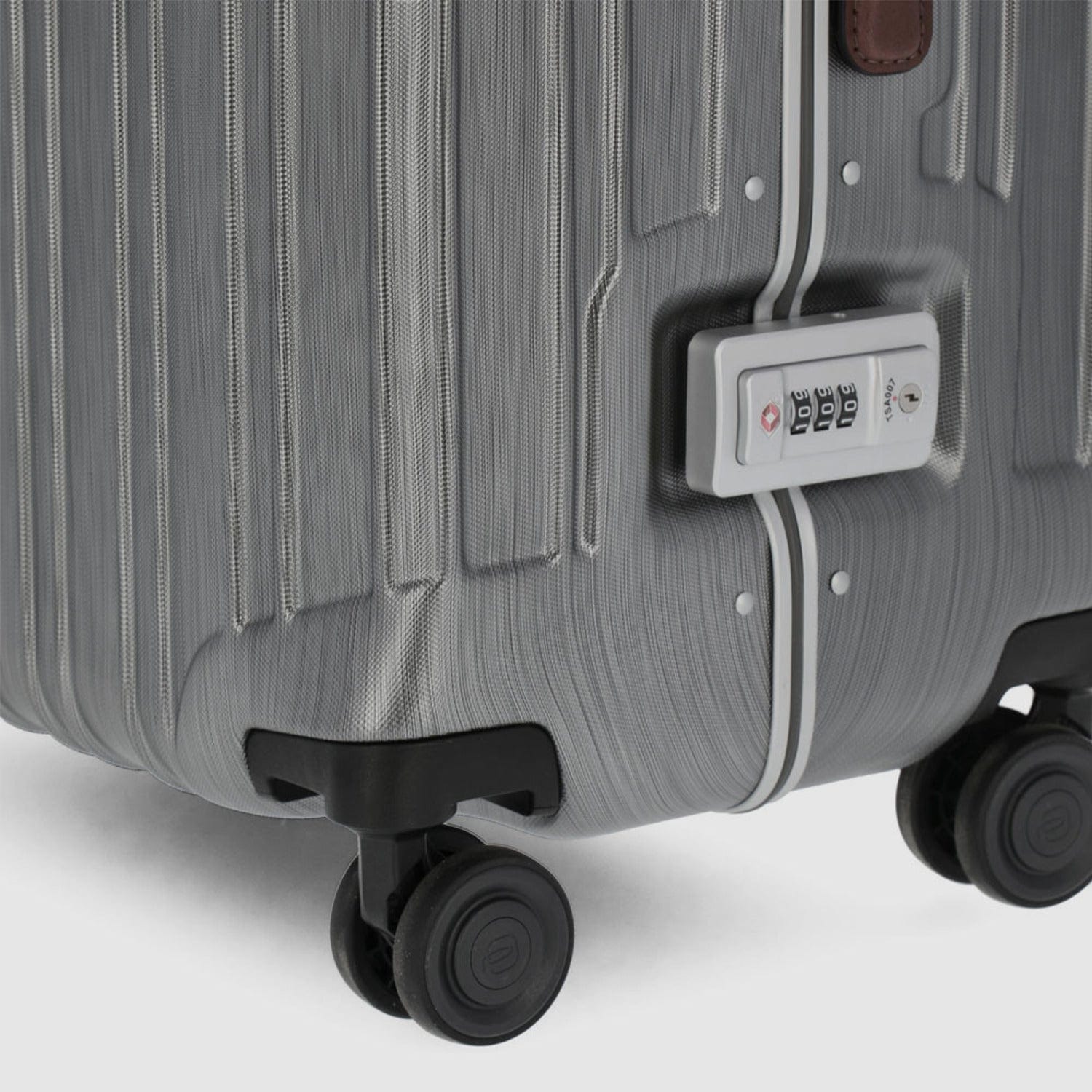 Piquadro Pqlm-Frame 75Cm Hardcase Large Check-In Luggage Trolley Black / Light Brown - Bv4428Pqlm/Ncu