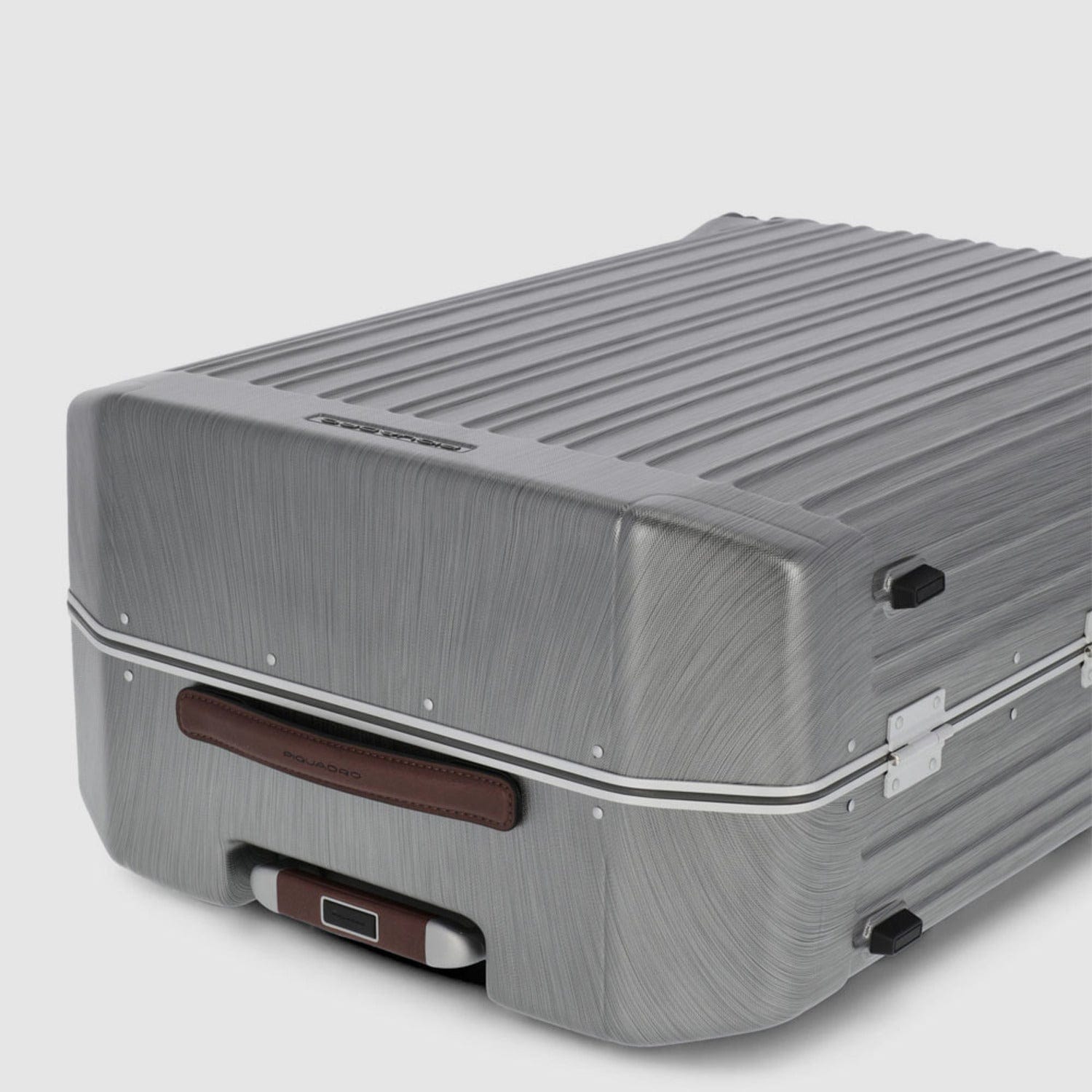 Piquadro Pqlm-Frame 75cm Large Check-In Luggage Black/Light Brown