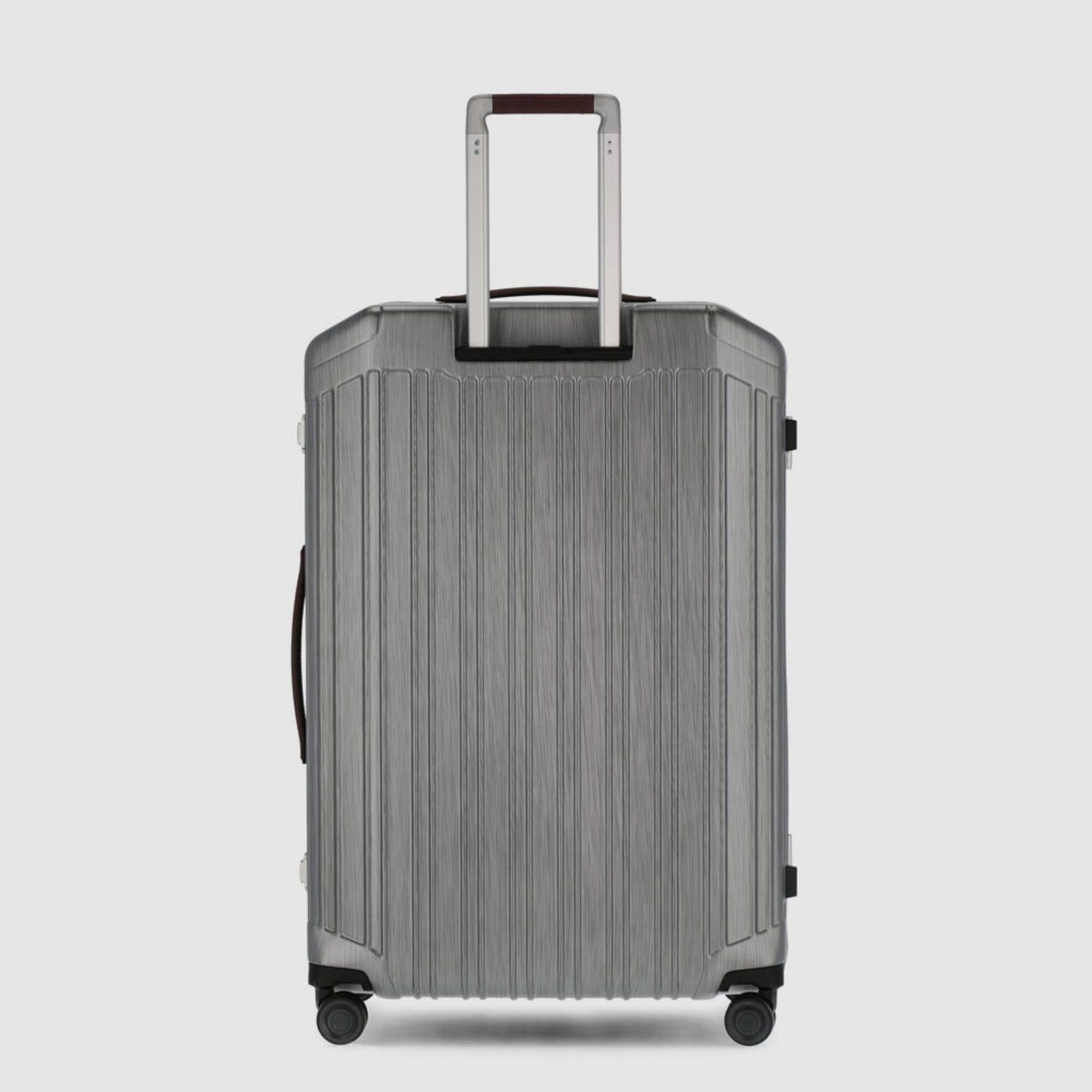 Piquadro Pqlm-Frame 75Cm Hardcase Large Check-In Luggage Trolley Black / Light Brown - Bv4428Pqlm/Ncu
