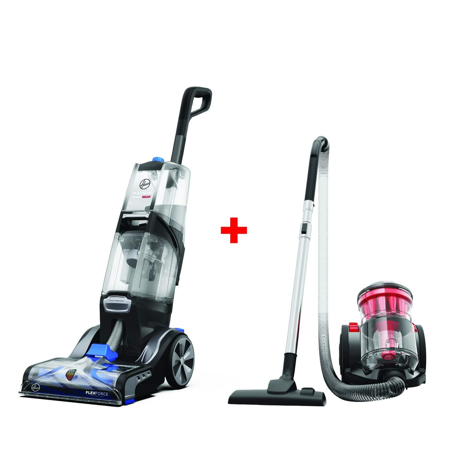 Hoover Platinum Smart Wash Auotmatic Carpet Washer With Free Air Mini Vacuum Cleaner Worth AED 399 - CDCW-SWME+CDCY-AMME Bundle