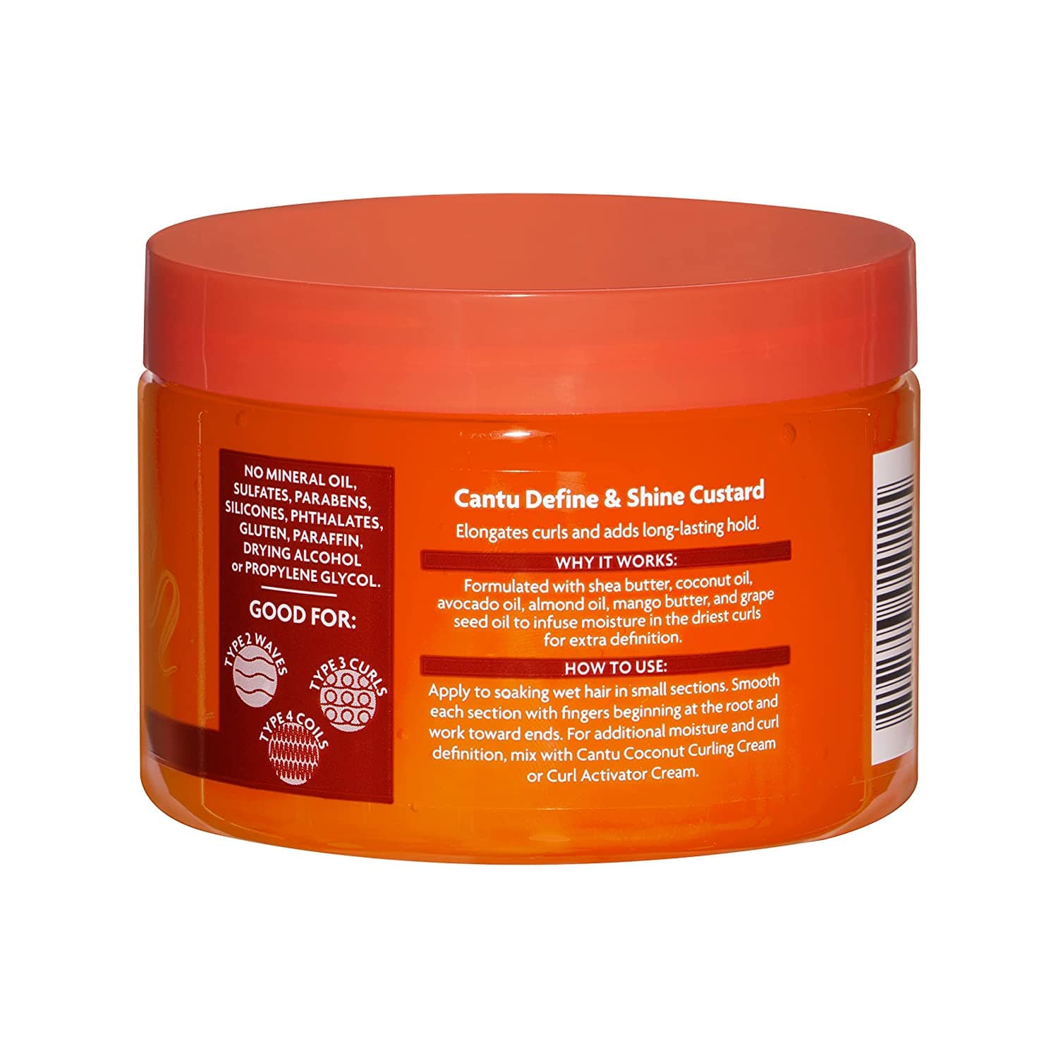 Cantu Define & Shine Custard 340g