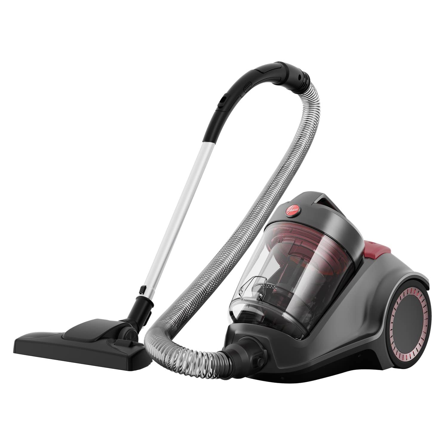 HOOVER مكنسة كهربائية متطورة باور 6 رمادي-أحمر 2200 واط - CDCY-P6ME