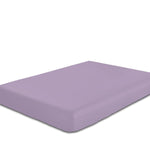 Cotton Home Fitted Sheet 1Pc Super Soft Dark Purple