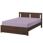 Cotton Home Fitted Sheet 1Pc Super Soft Dark Purple