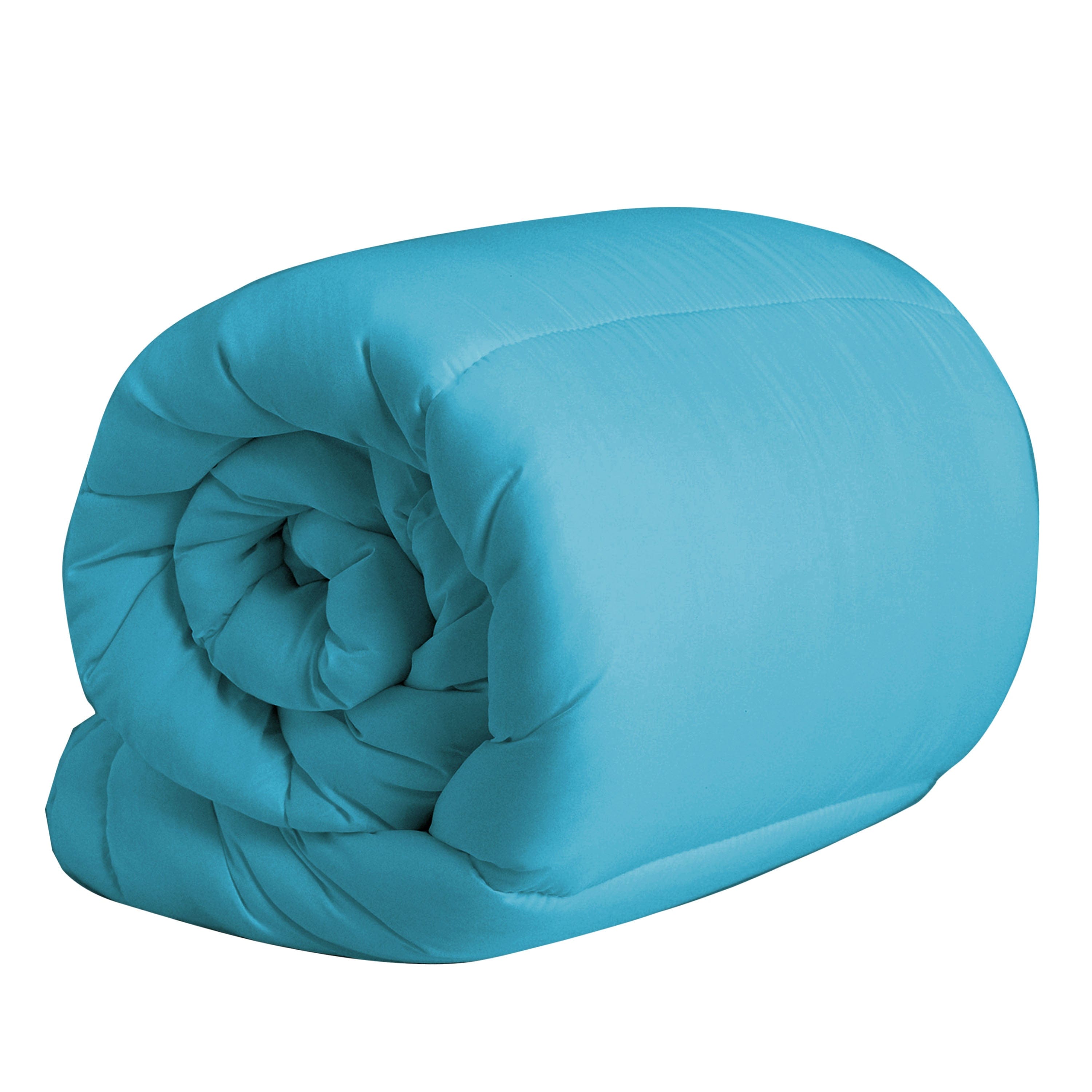 Cotton Home Roll Comforter Teal