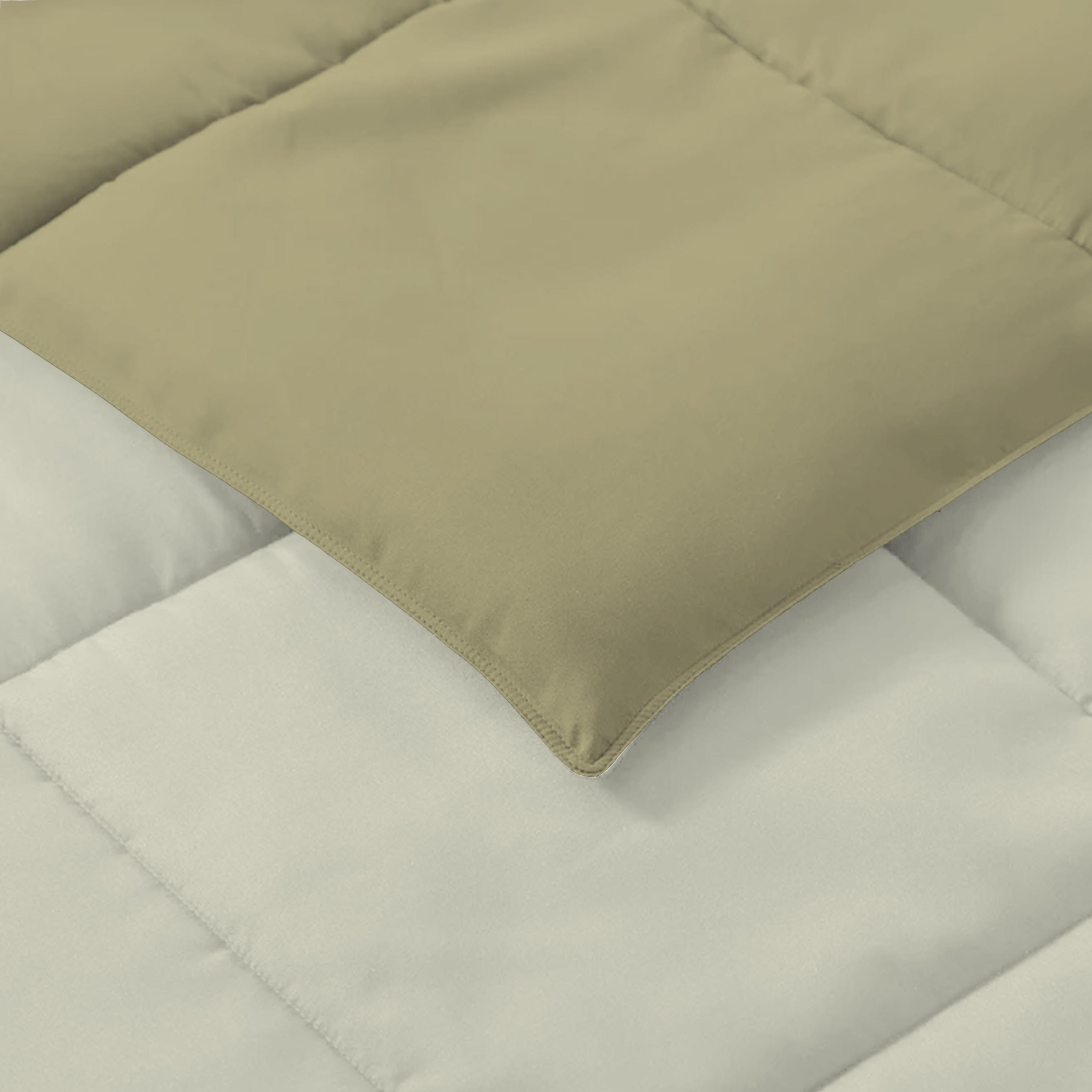 Cotton Home Adult 3-piece Set Reversible Comforter Ivory