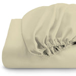 Cotton Home 1-piece Fitted Sheet Super Soft Beige