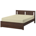 Cotton Home Fitted Sheet 1Pc Super Soft Beige