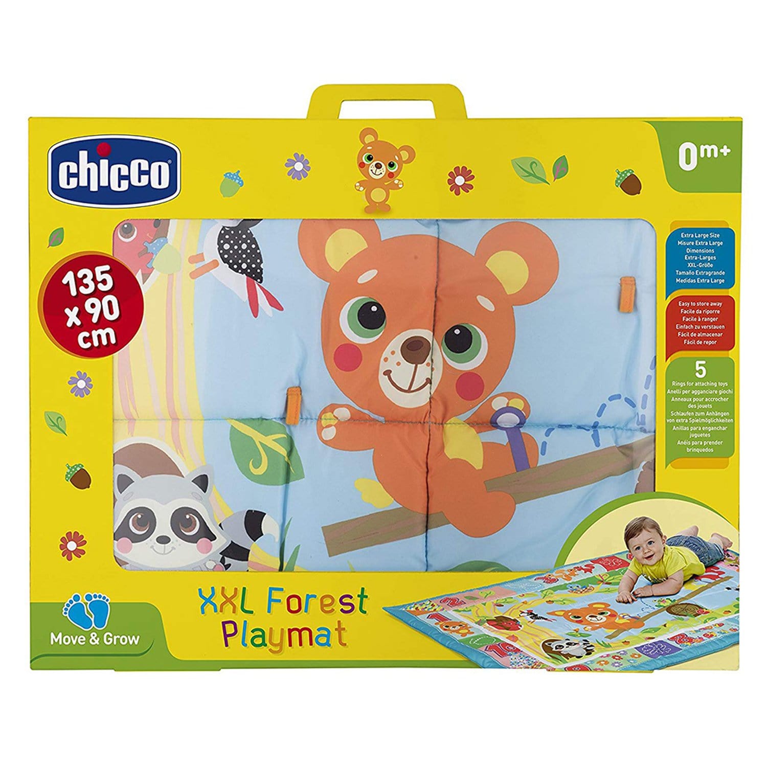 CHICCO TOY MOVE N GROW XXL FOREST PLAYMAT