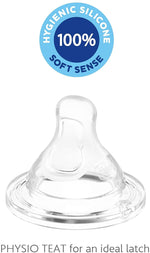 CHICCO PERFECT 5 PHYSIO TEAT 2M+ MEDIUM FLOW 2PCS SILICONE