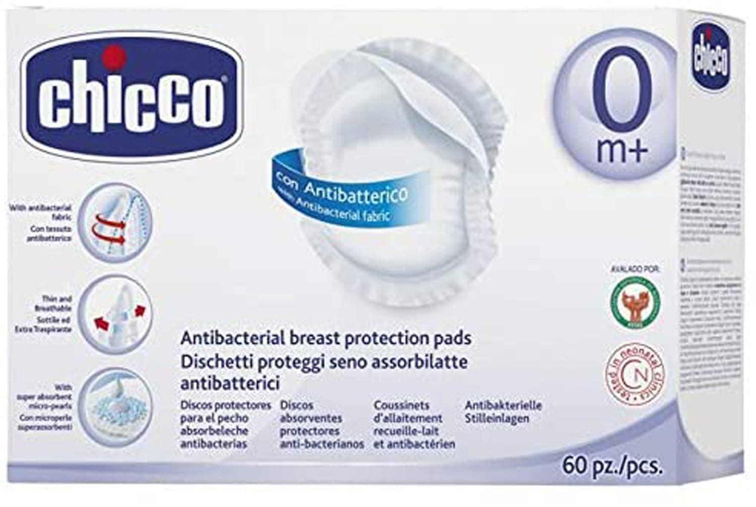 CHICCO BREAST PADS 60PCS