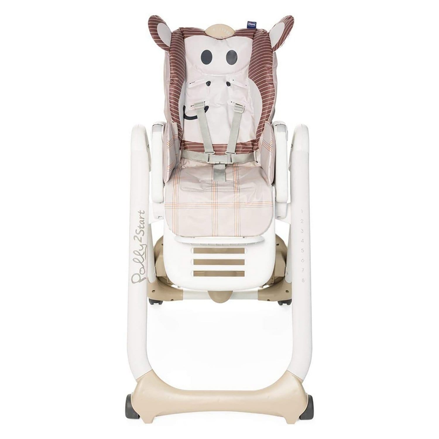 CHICCO POLLY 2 START HIGHCHAIR 0M-3Y MONKEY
