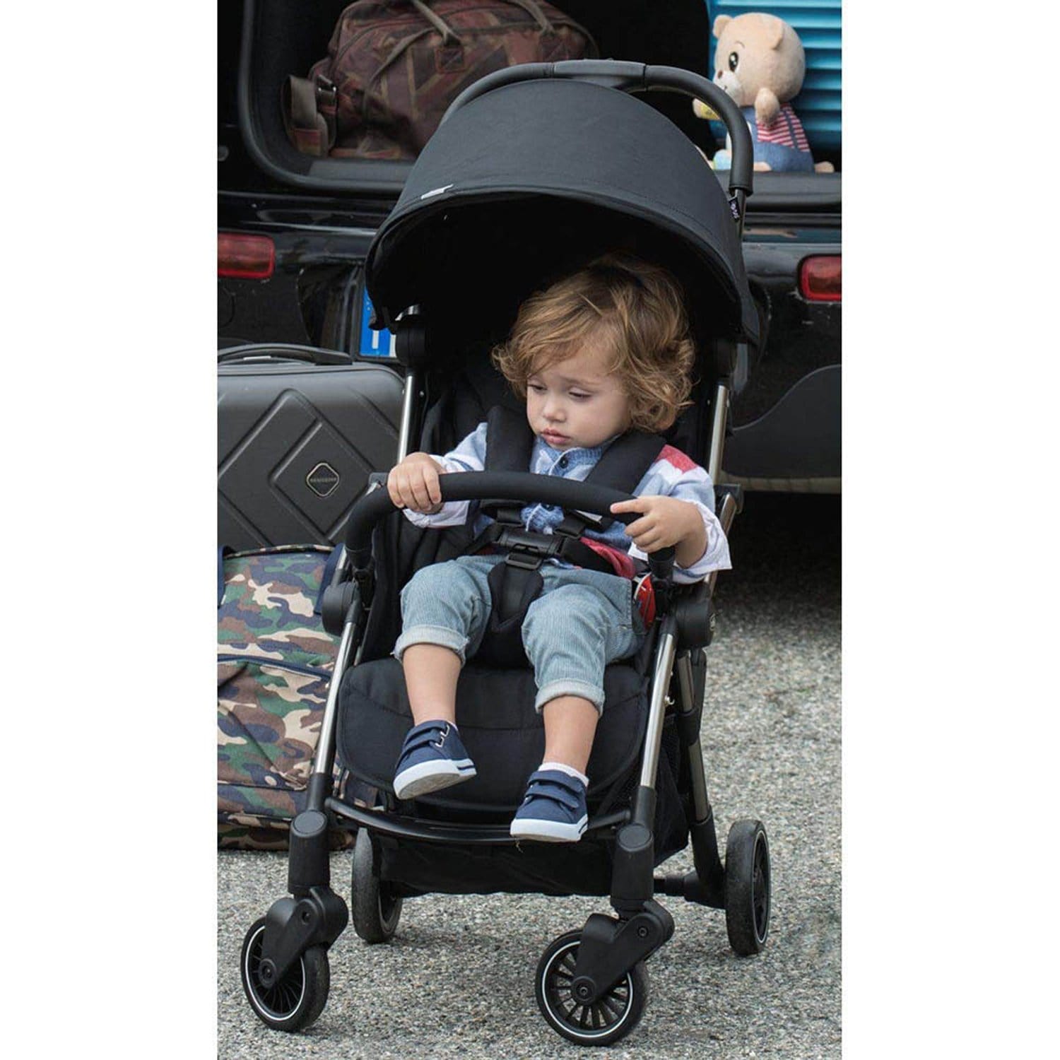 CHICCO CHEERIO STROLLER 0M-3Y  JET BLACK