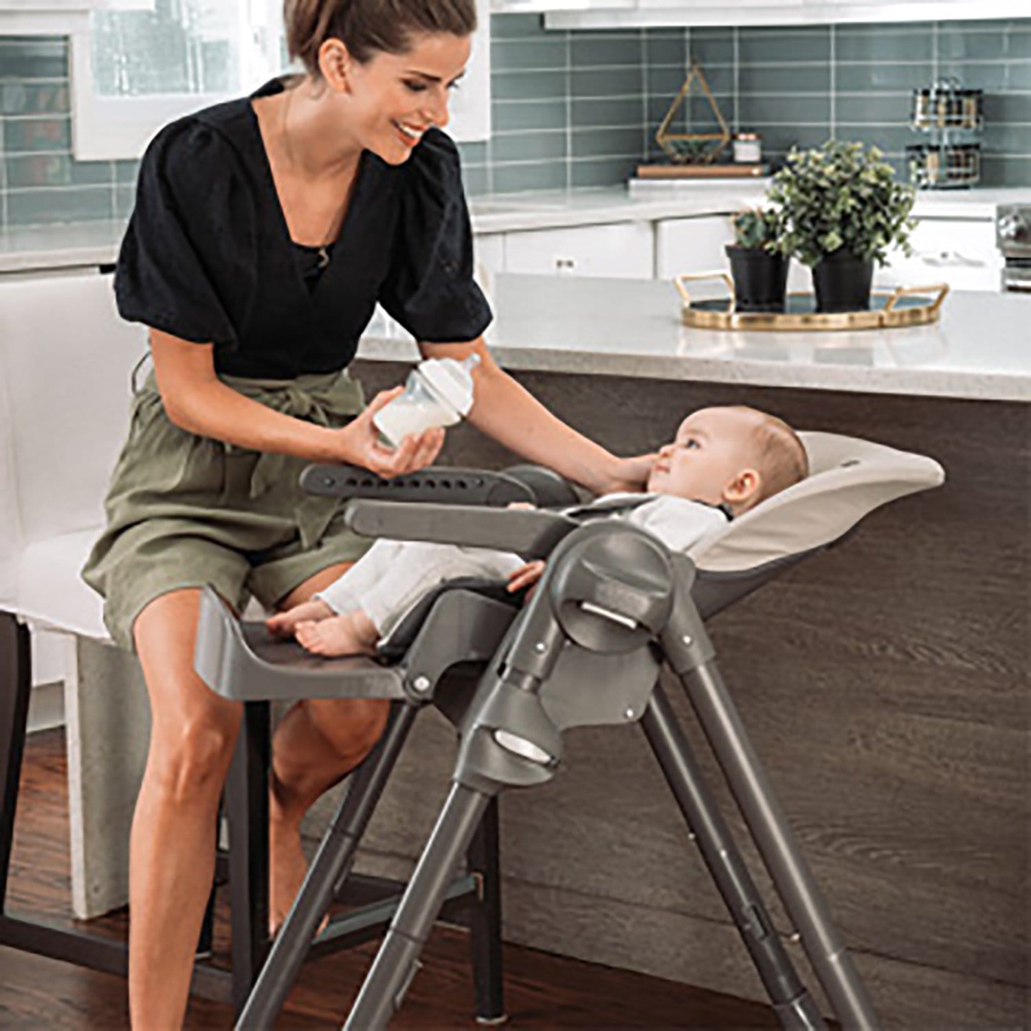 CHICCO POLLY HIGHCHAIR 6M-3Y BLACK