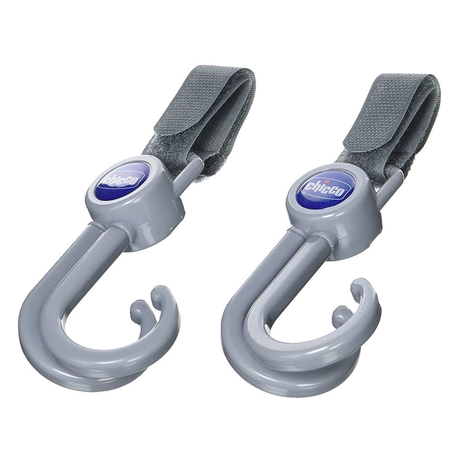 Chicco Universal Stroller Hook Set 2 Pieces, Grey