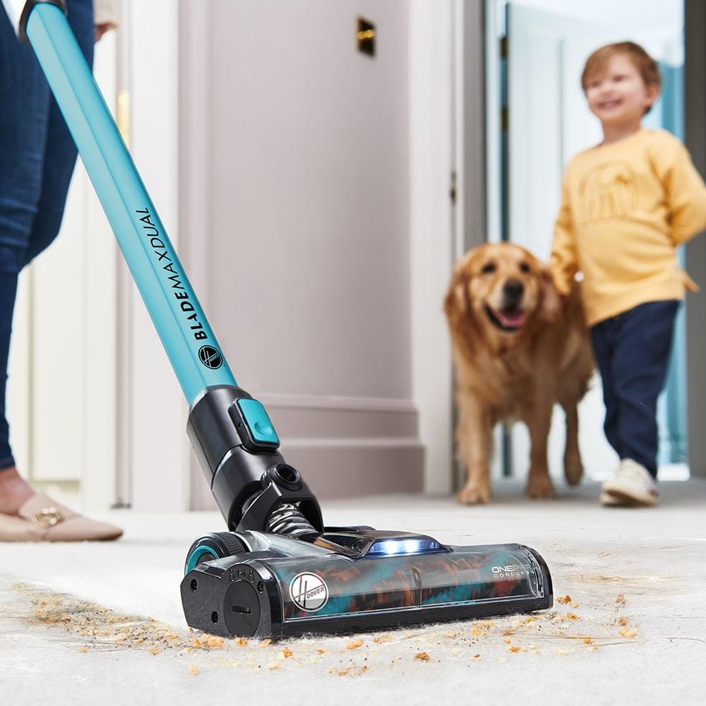 Hoover مكنسة كهربائية لاسلكية مزدوجة ONEPWR Blade Max مع بطاريتي ليثيوم 4.0 Ah Max